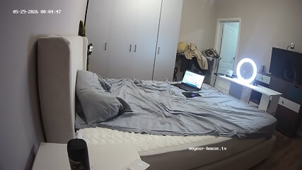 Bedroom camera at Deslond reallifecam apartment at Voyeur House -03
