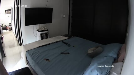 Bedroom camera at Milo Crystal reallifecam apartment at Voyeur H-02