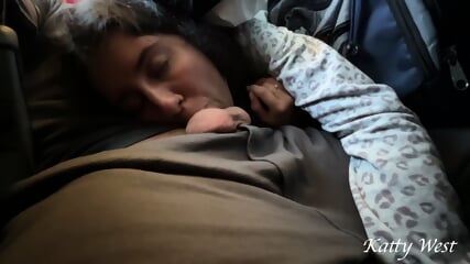 Small Cock Blowjob On Public Airplane
