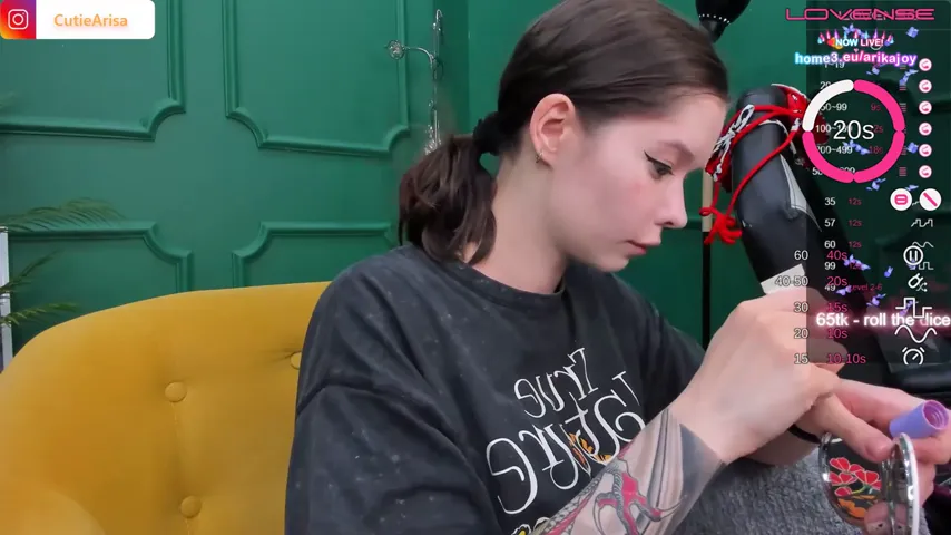 Curves and Colors: A Brunette’s Private Show with Vibrant Toys
