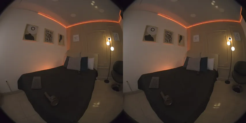 Virtual Temptation: Marian Pinzon Strips Down in VR Fantasy