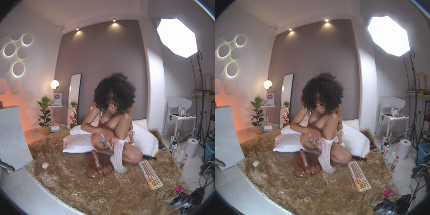 Unfiltered Fun: Brunette’s Solo Toy Play Unleashed
