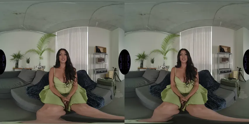 Virtual Reality Delights: Brunette Latina Takes POV to New Depths