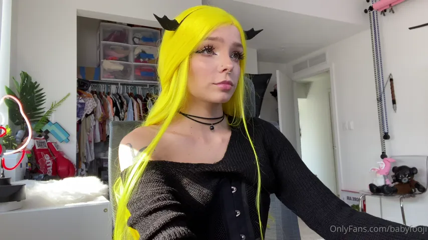 Exploring Ecstasy: Babypeach’s Solo Session with Toys in 2177