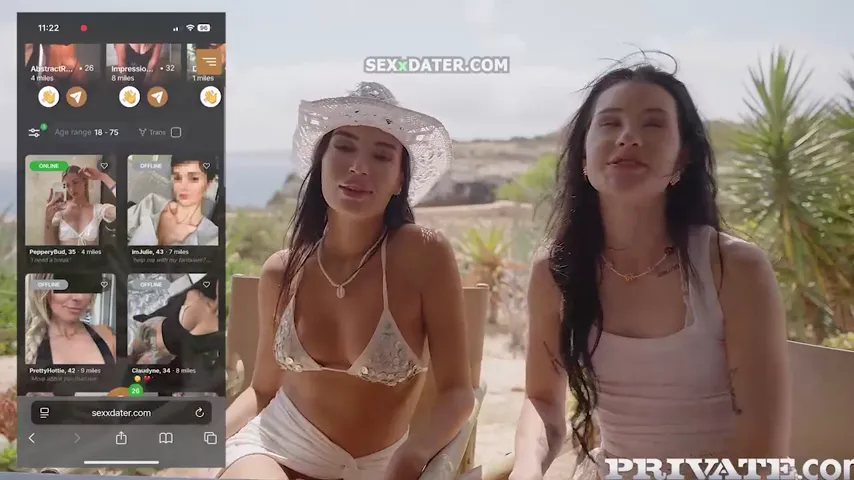 Caught in the Act: Angie Lynx and Emily Pink’s Public Anal Adventure