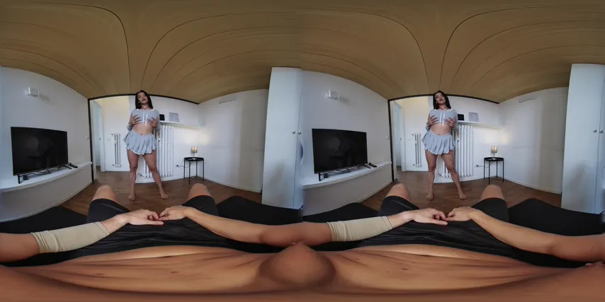 VR Fantasy: Big Tits and a Latina Ready to Take It All