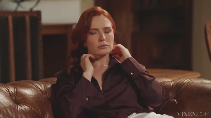 Wickedly Tempting: Clemence’s Fiery Redhead Delivers a Mind-Blowing Blowjob