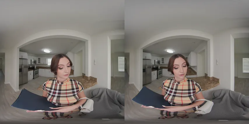 Desires Unleashed: Brunette Teen Craves Cock in VR Reality