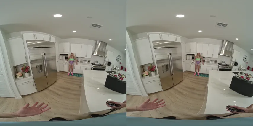 Your MILF Neighbor Just Might Do Your Chores for You: A VR Blowjob Experience