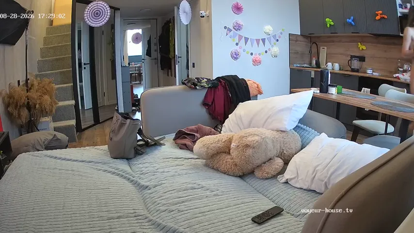 Caught in the Act: Swera and Jaxon Ignite the Living Room Cam