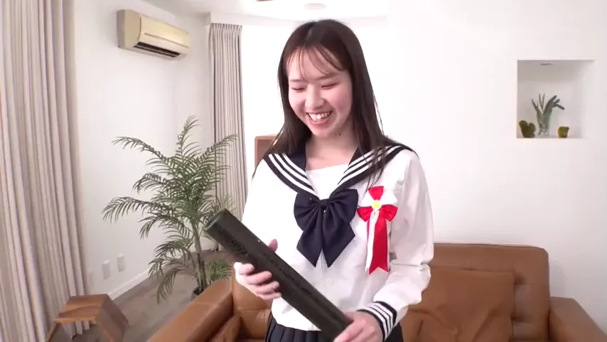 Detention Dreams: High School Student in Uniform Unleashes the Fantasies