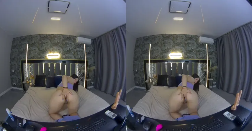 Virtual Temptation: Margarita Grey Strips Down in a VR Wonderland