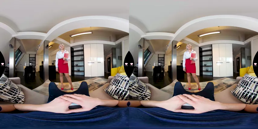 Step Into Pleasure: Angel Wicky Takes Stepmom Roleplay to the Next Level in VR