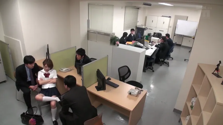 Brunette in the Spotlight: A Japanese Gangbang Odyssey Unleashed