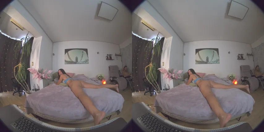 Virtual Temptation: Ariana Petite Strips Away Reality in VR Bliss