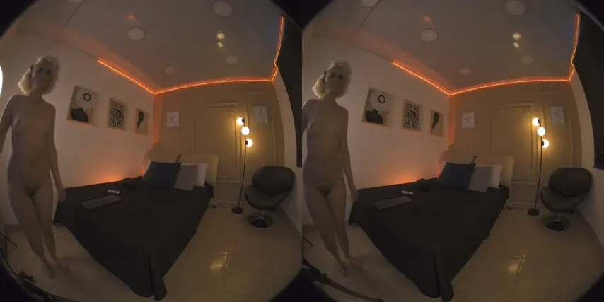 Virtual Temptation: Marian Pinzon Strips in a VR Fantasy