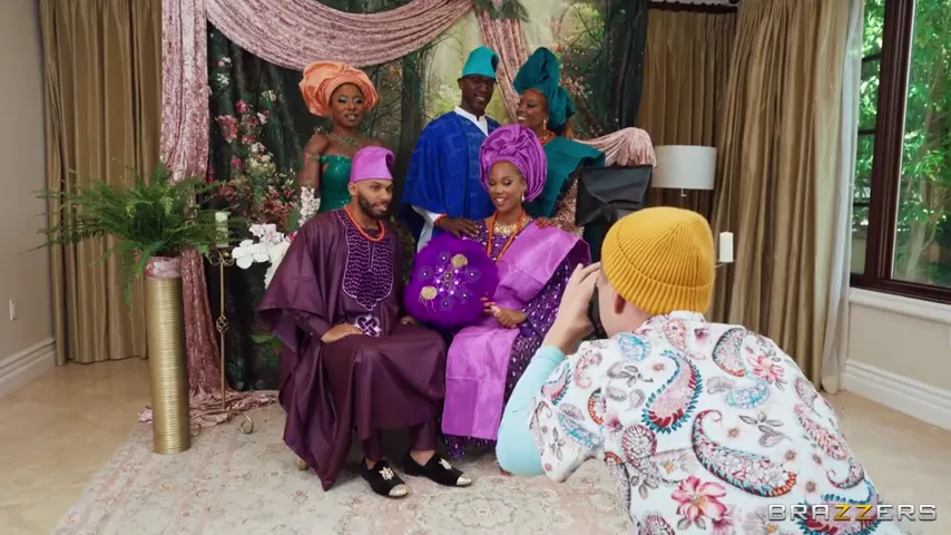 What Happens When Wedding Bells Ring: August Skye’s Risqué Reception with Tony, Brad, and Gogo