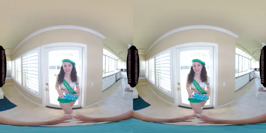 Cookies and Cums: Girl Scout Liz Delivers More Than Just Treats