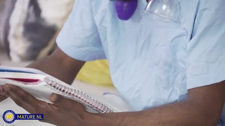 Consultation Gone Wild: Peggy De Ville’s Intimate Exam with Dr. BBC and Rockhardo Black