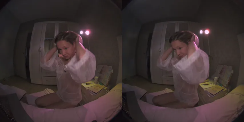 Virtual Temptation: Sweetie Angel’s Alluring Strip in VR