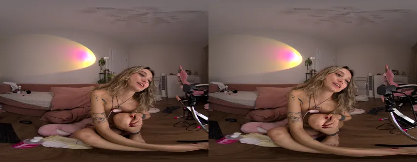 Virtual Temptation: Myloulaby Strips Down in a Live VR Experience