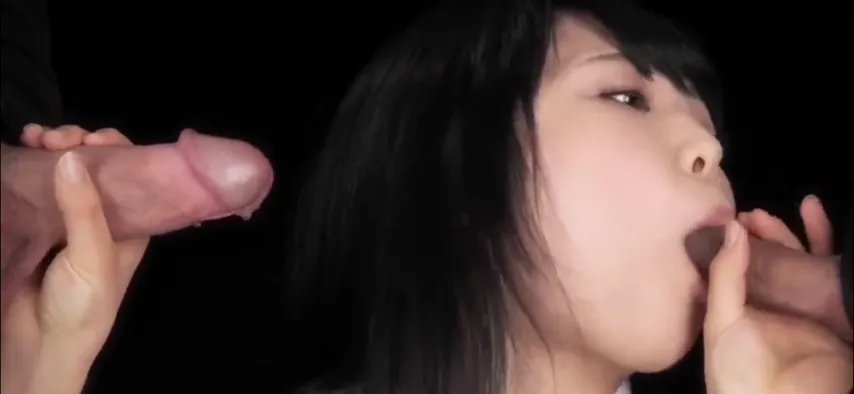Double Trouble: Hot Asian Babe Swallows Every Drop in an Amateur Blowjob Showdown