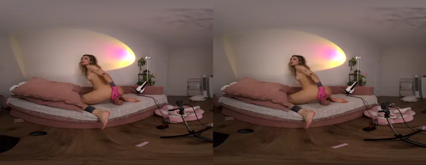Virtual Temptation: Myloulaby Strips Down in a Fetish-Infused VR Experience