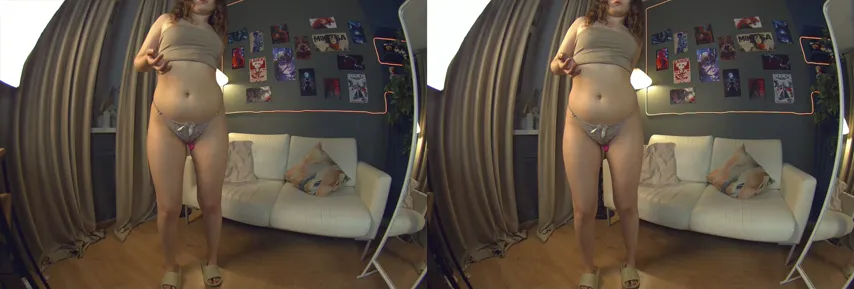 Virtual Temptation: Llina Gloww Unleashes Her Inner Desires in StripchatVR