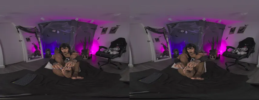 Raven Witch Unleashes Her Magic: StripchatVR Delivers a Spellbinding Solo Show