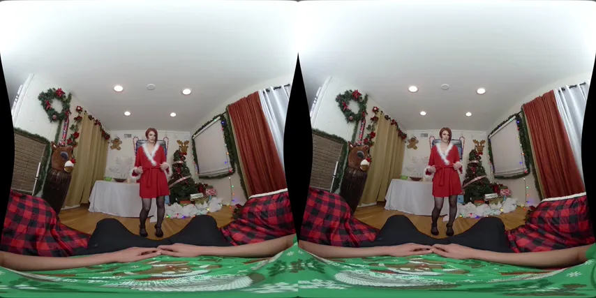 Naughty and Nice: MILF Delivers an Early Christmas Surprise in POV