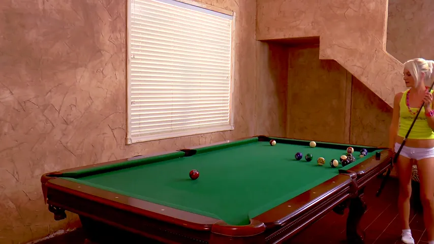 Basement Secrets: Teen Cuties Getting Dirty on the Pool Table