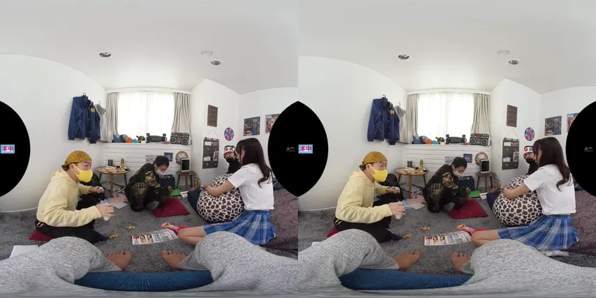 Intensity Unleashed: VR Control with a Passionate Brunette