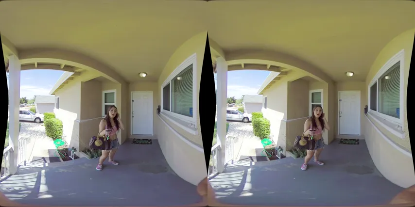 Cash on the Line: Anal Payday in VR with Busty Brunette