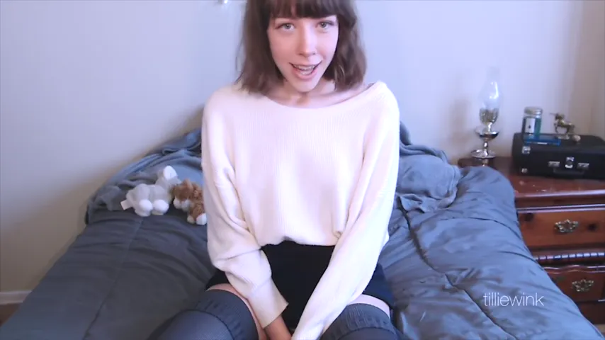 Sweet Temptation: Brunette’s Intimate Show with Her Favorite Toys