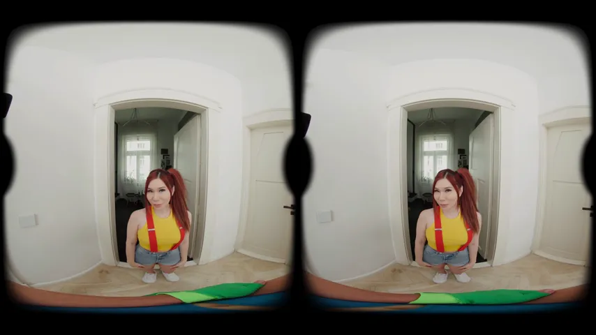 April Misty: A Redhead’s Risqué Dance with the Unexpected