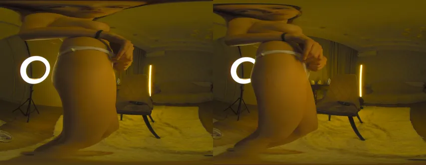 Vibrant Tease: Mellow Pearl’s Alluring Big Tit Display in VR