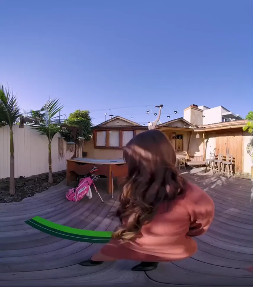 Teeing Off with Adria: A POV Encounter of Big Tits and Unforgettable Action
