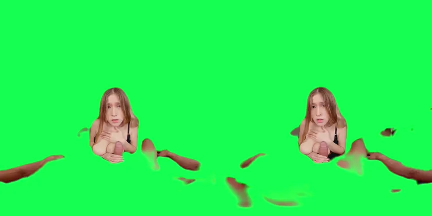 Anabel Takes You Deep: Busty VR Thrills in Green