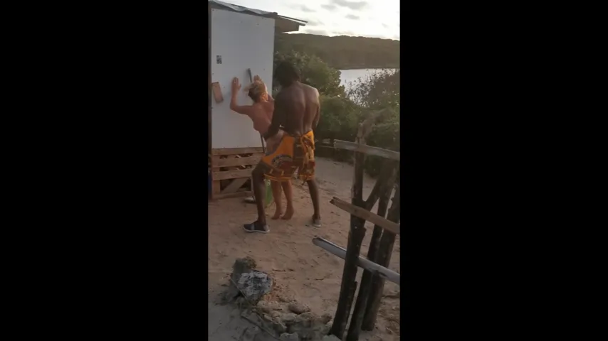 Caught in the Moment: A Brunette’s Wild Encounter in Martinique
