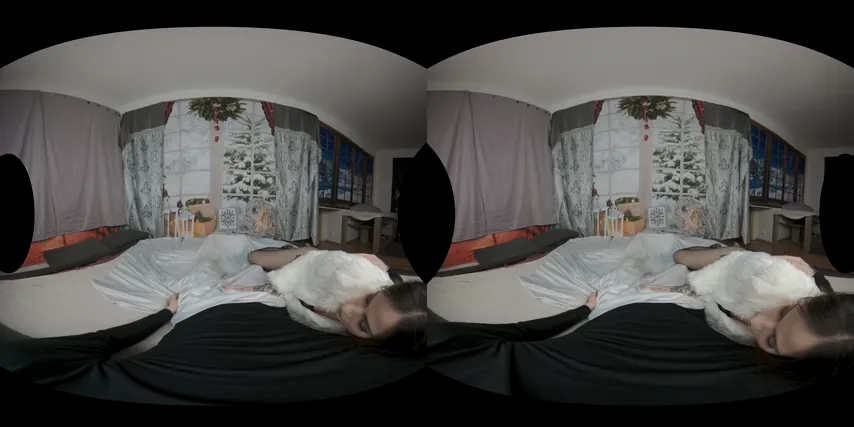 Ria in Fishnets: An Unforgettable VR Encounter with Big-Titted Brilliance