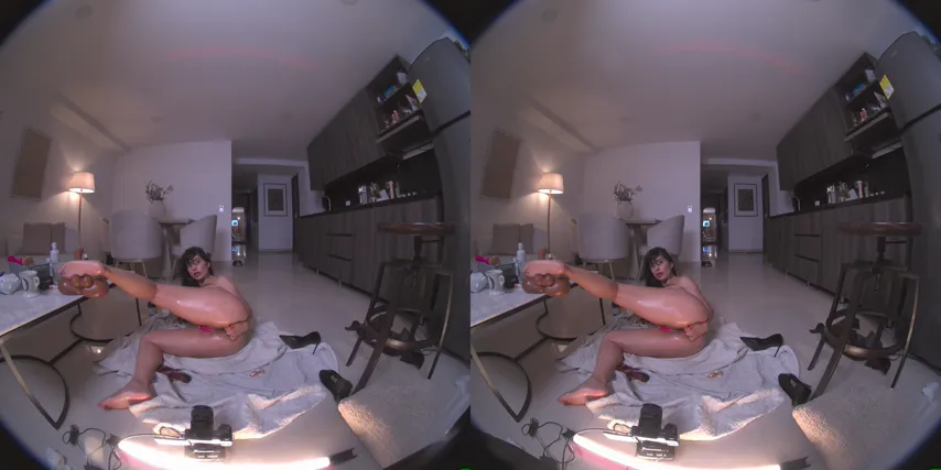 Unfiltered Voyeurism: A Brunette’s Solo Anal Adventure in POV