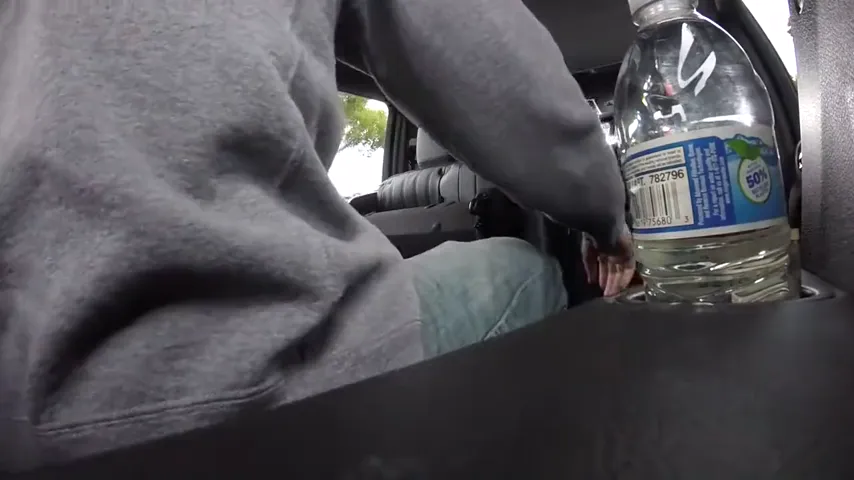 Steamy Encounter: Brunette’s Wild Ride in the Backseat