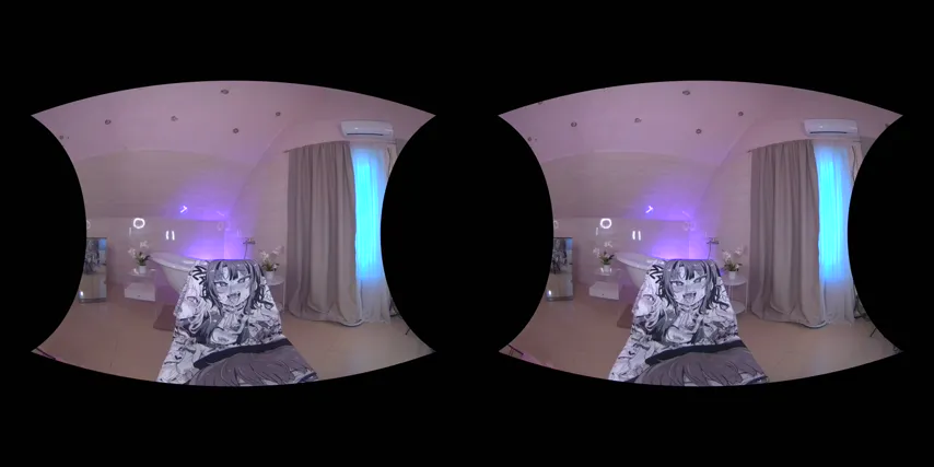 Virtual Temptation: Deibora Strips Down in an Interactive Fetish Experience
