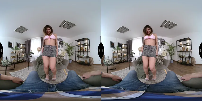Virtual Reality Temptation: Jazmine’s Big Tit Showdown in Full HD
