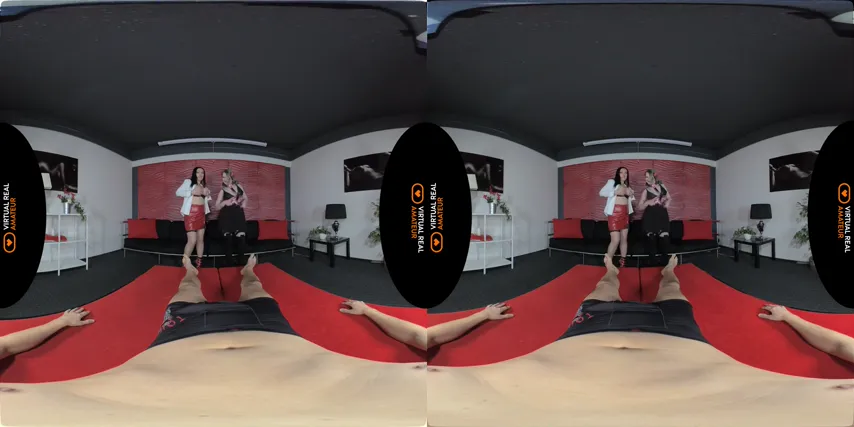 In the Heat of Virtual Reality: Linda and Elina Push Boundaries Together