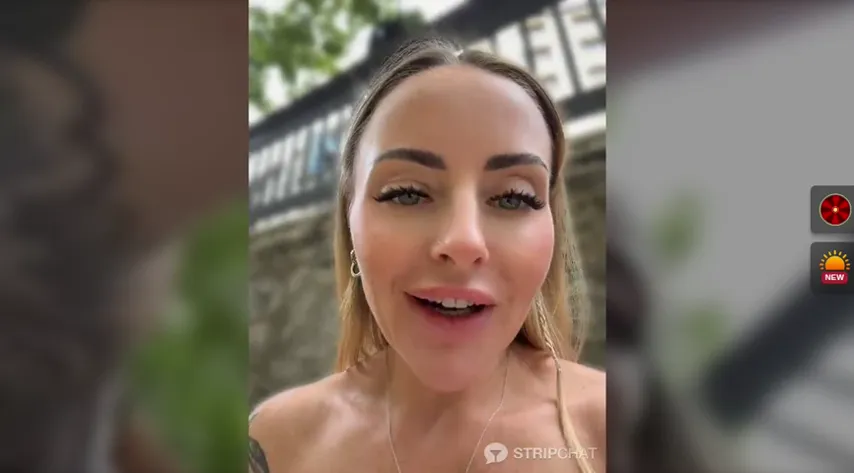 Public Exposure: A Blatant Display of Big Tits and Bold Moves