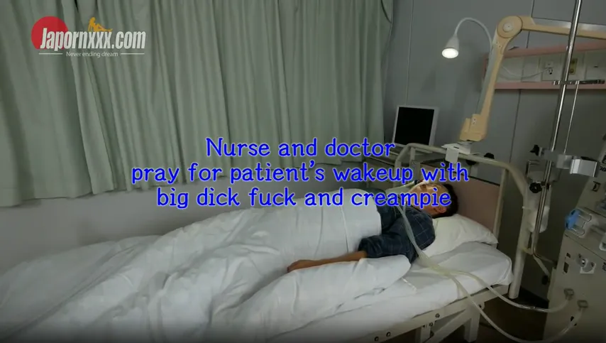 Forbidden Exam: Doctor and Nurse Play in Front of the Patient