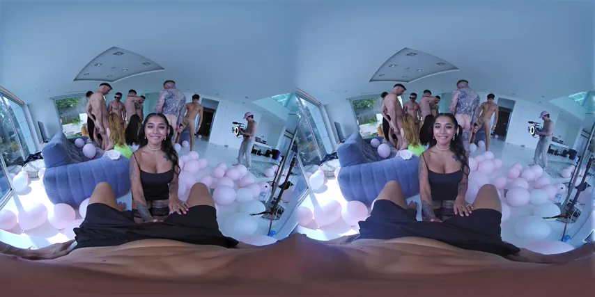 Birthday Blowout: A Virtual Reality Party with MILFs and More